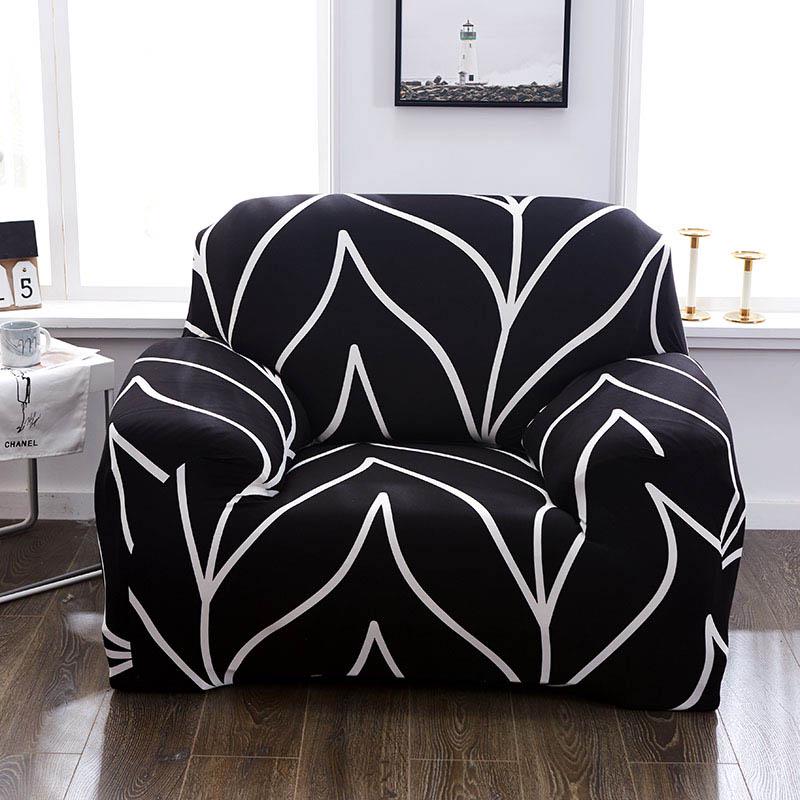 Armchair Cover Elastic Sofa Cover Cotton Stretch Sofa Covers for Living Room Copridivano Slipcover for Single Sofa Couch Cover