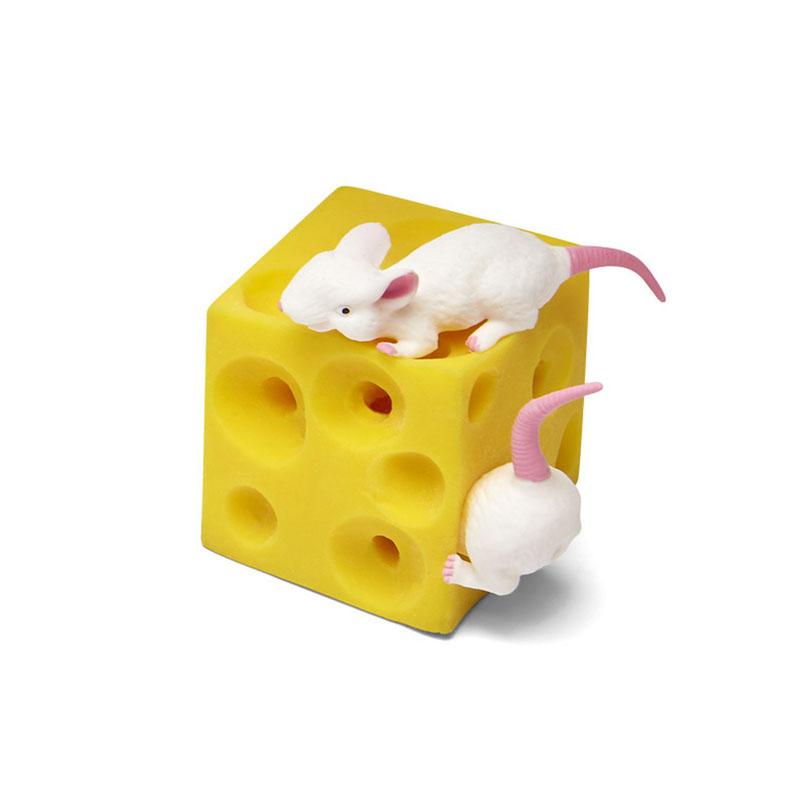 Mouse In Cheese Squeeze Fidget Toys For Kids Anti Stress ADHD Funny Gifts Regalos Para Cumpleaños Infantil Invitados