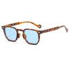 Cycling 2024 Fashion New Personality Midin Polygonal Sun Glasses Small Frame Box Retro Sunglasses INS Sunshade Glasses Female