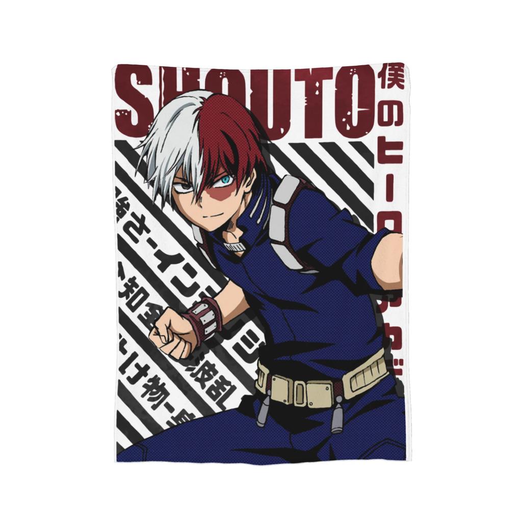 Izuku Midoriya My Hero Academia Blankets Fleece Autumn/Winter Anime  Thin Throw Blankets for Home Bedroom Quilt