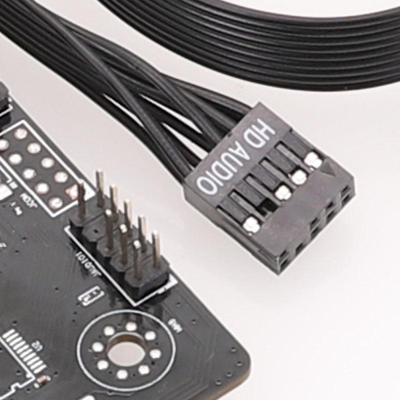 1 ks 9pinový samec na samici DIY příslušenství 20 cm/30 cm Prodlužovací kabel pro přední USB 9pin 2.0 na základní desce počítače
