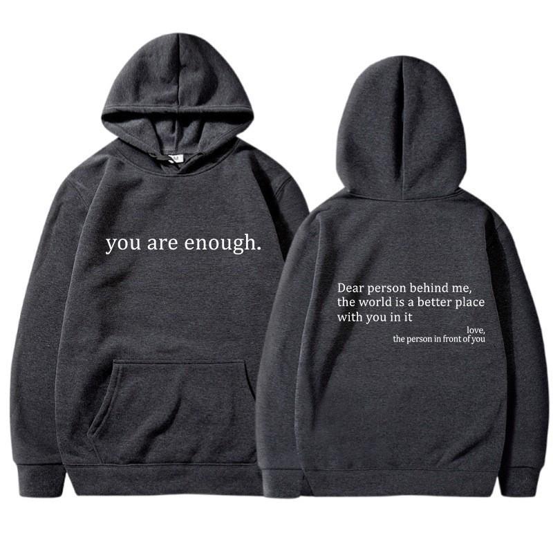 Women's Cross-Border Letter Print Hoodie - Plain Color Drawstring Sweatshirt, European & American Style.