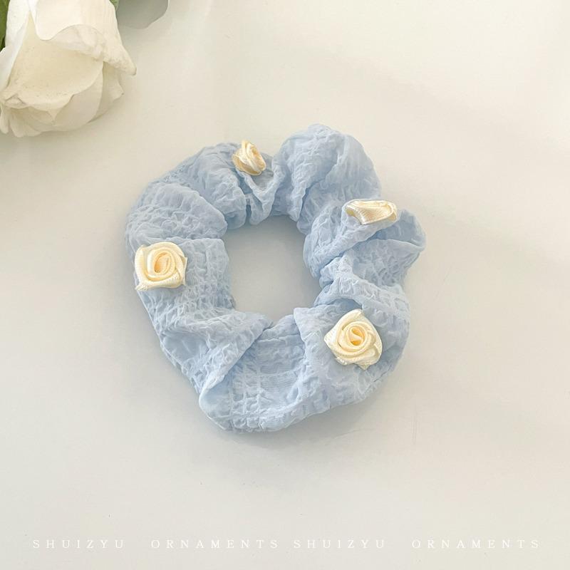 Korean JK College Style Hair Accessories Set: Cute Hair Ring, Headband, Rubber Band, and Large Intestine Hair Rope