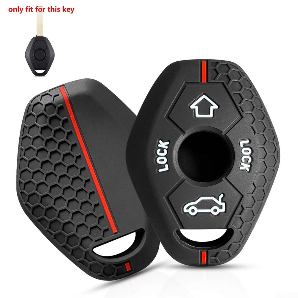 Husă Cheie Auto Pentru BMW Silicon Prietenos cu Semnalul Impermeabil Negru Nou