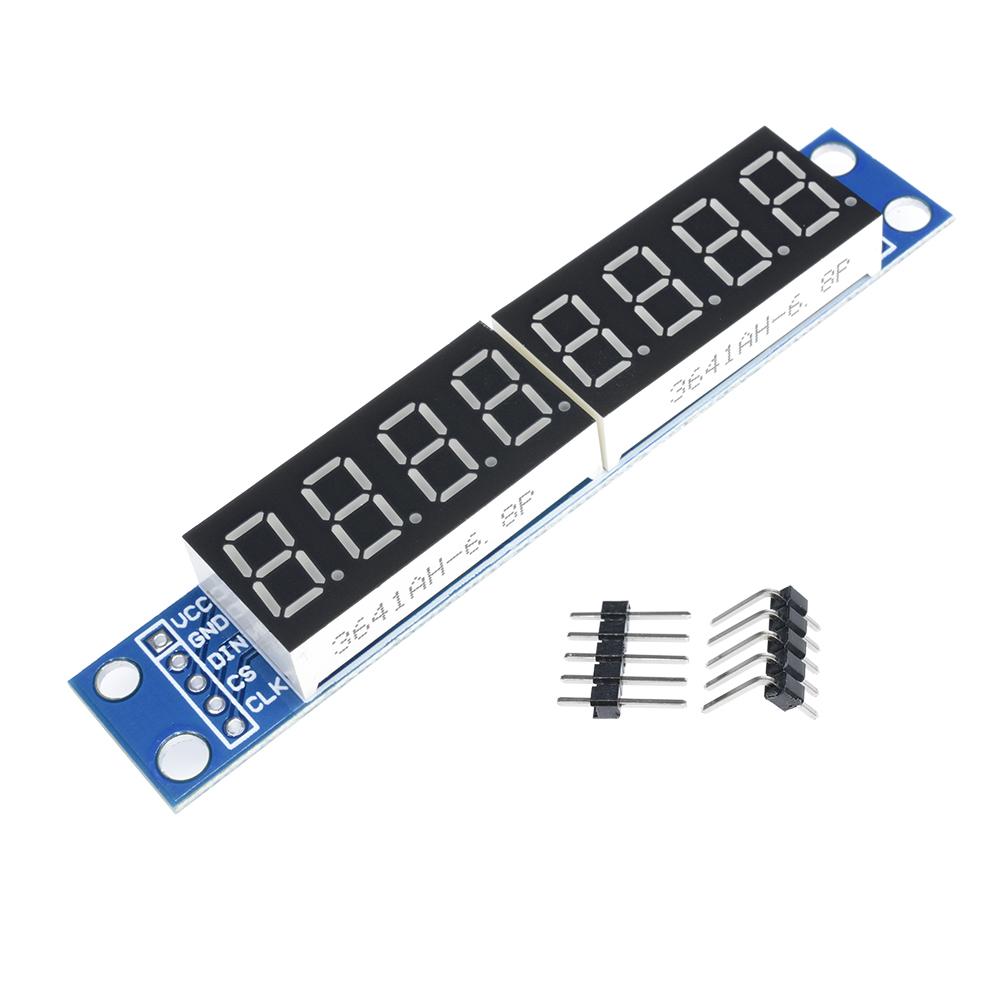

8 Digit Bit MAX7219 Digital Tube Display Module Board 7 Segment Digital LED Display for 3.3V 5V STC51/AVR/STM32