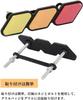 YFFSFDC Car Front Grill Tri-color Grill Compatible Badge Emblem Sticker