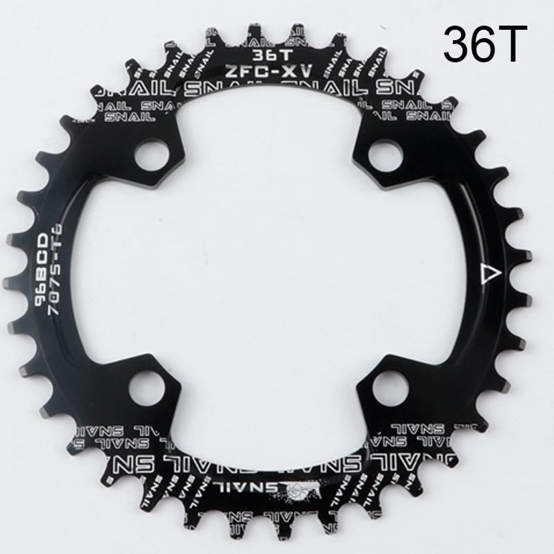 SNAIL 96bcd chainring mtb Mtb single chainring 32T/34T/36T Bicycle chain ring crown 32 teeth mtb Round Narrow Wide bike parts