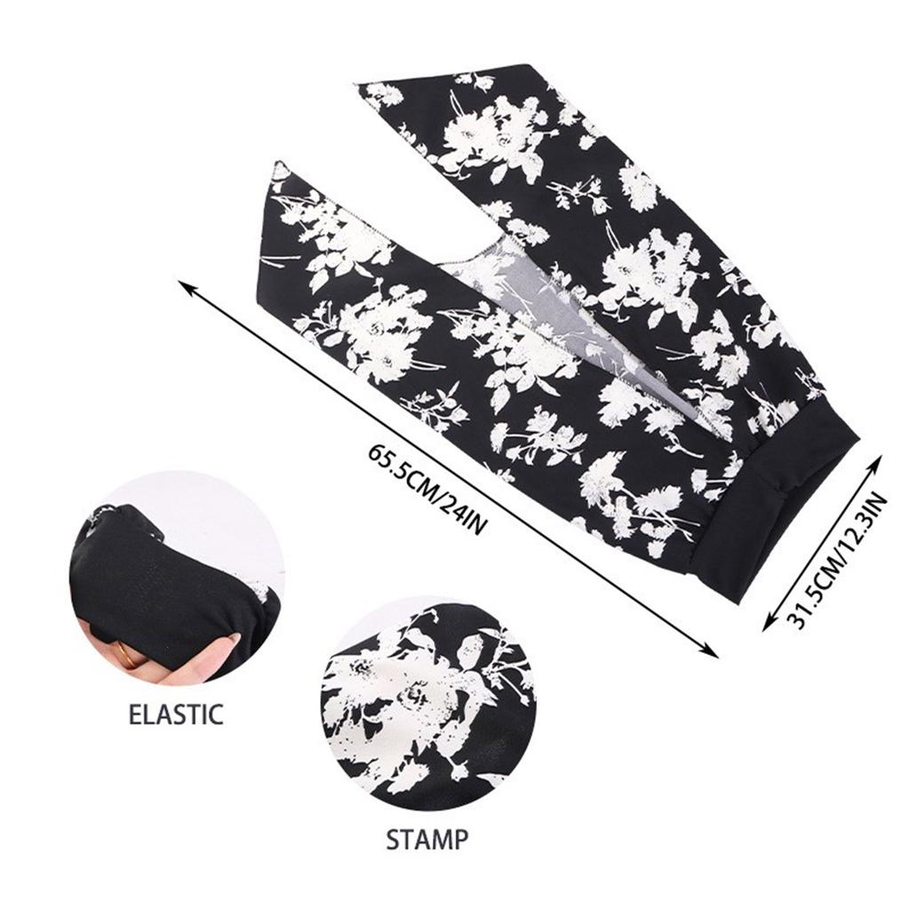 Women Vintage Turban Bonnet Hat with Elastic Wide Band Print Hijab Hat Bandana Headwrap Hat for Hair Loss Pastoral Hat