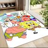 Spongebob Squarepants Characters Carpet Rug Soft Washable Antislip Home Living Room Sofa Mats Personalized Christmas Rug
