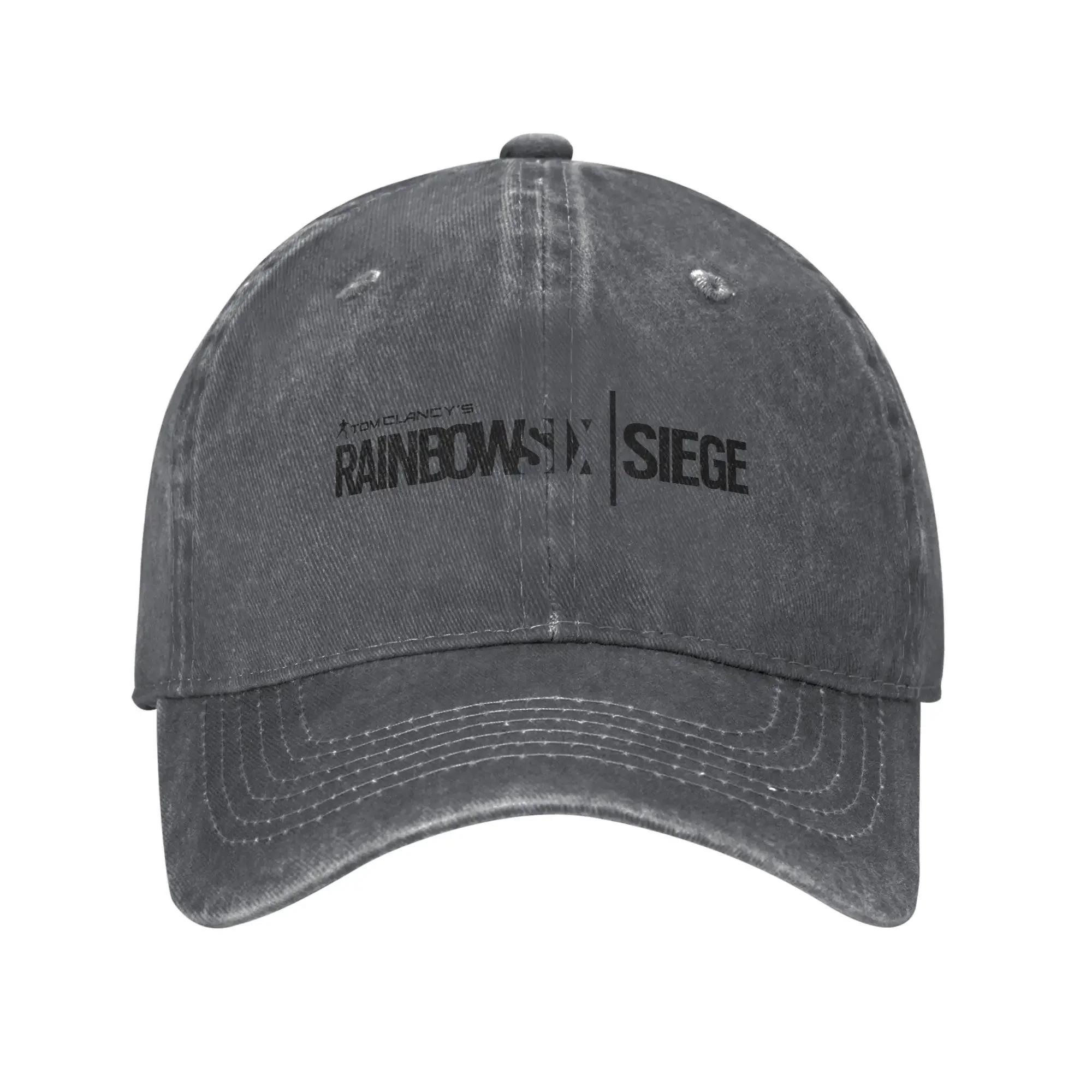 

Tom Clancy s Rainbows Siege Six Baseball Cap Retro Distressed Denim Shotting Game Snapback Outdoor All Seasons Travel Gift Hats Adjustable