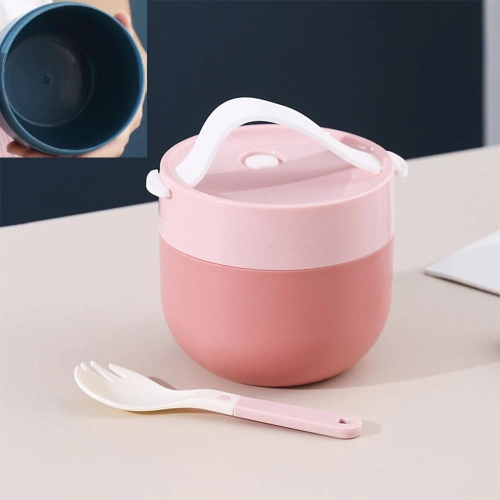 600ml Insulated Soup Cup Dopamine Stainless Steel Lunch Box Thermos Containers  Breakfast Cereal