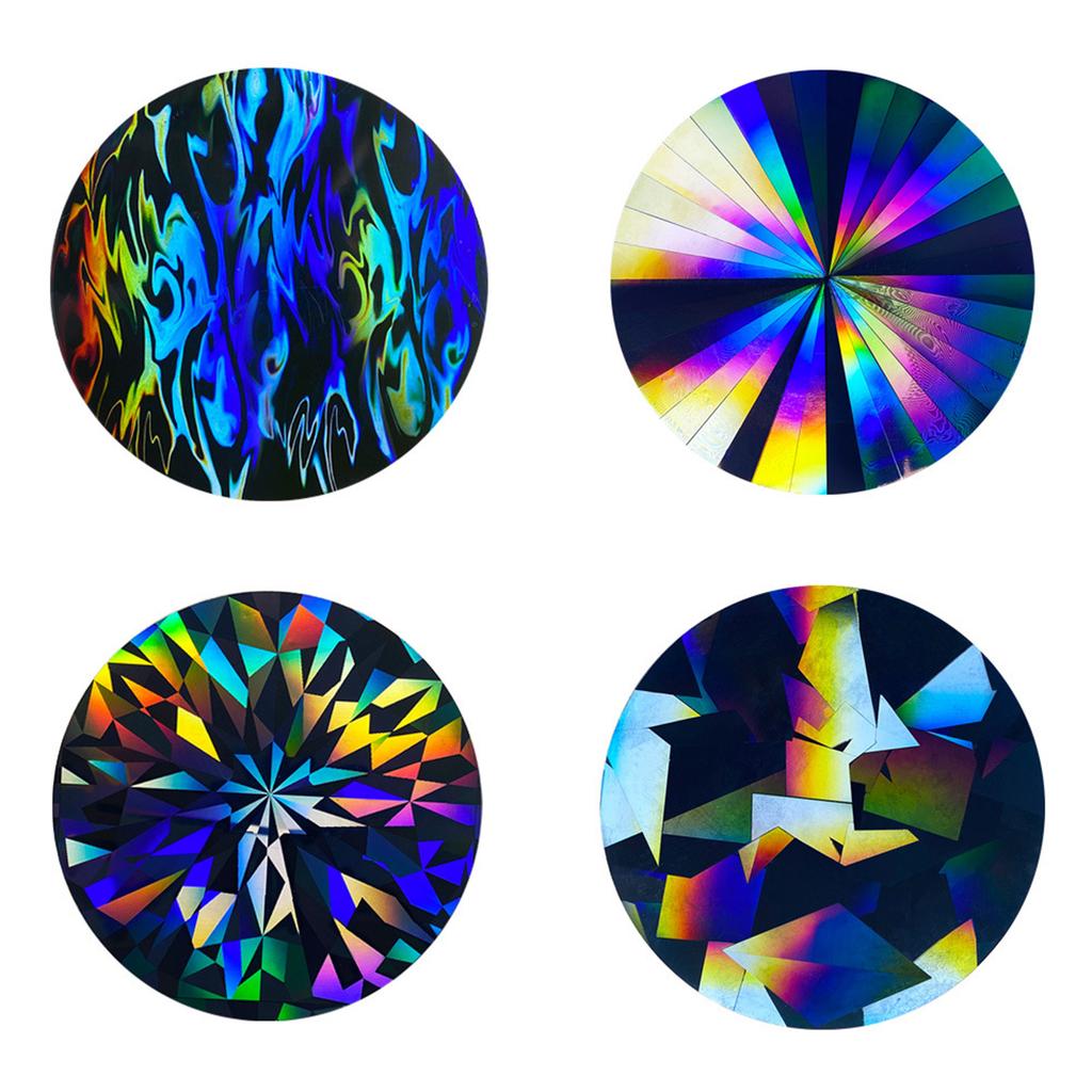 Holographic Light and Shadow Epoxy Resin Silicone Mold DIY Christmas Snowflake Coaster Mould Storage Tray Jewelry Making