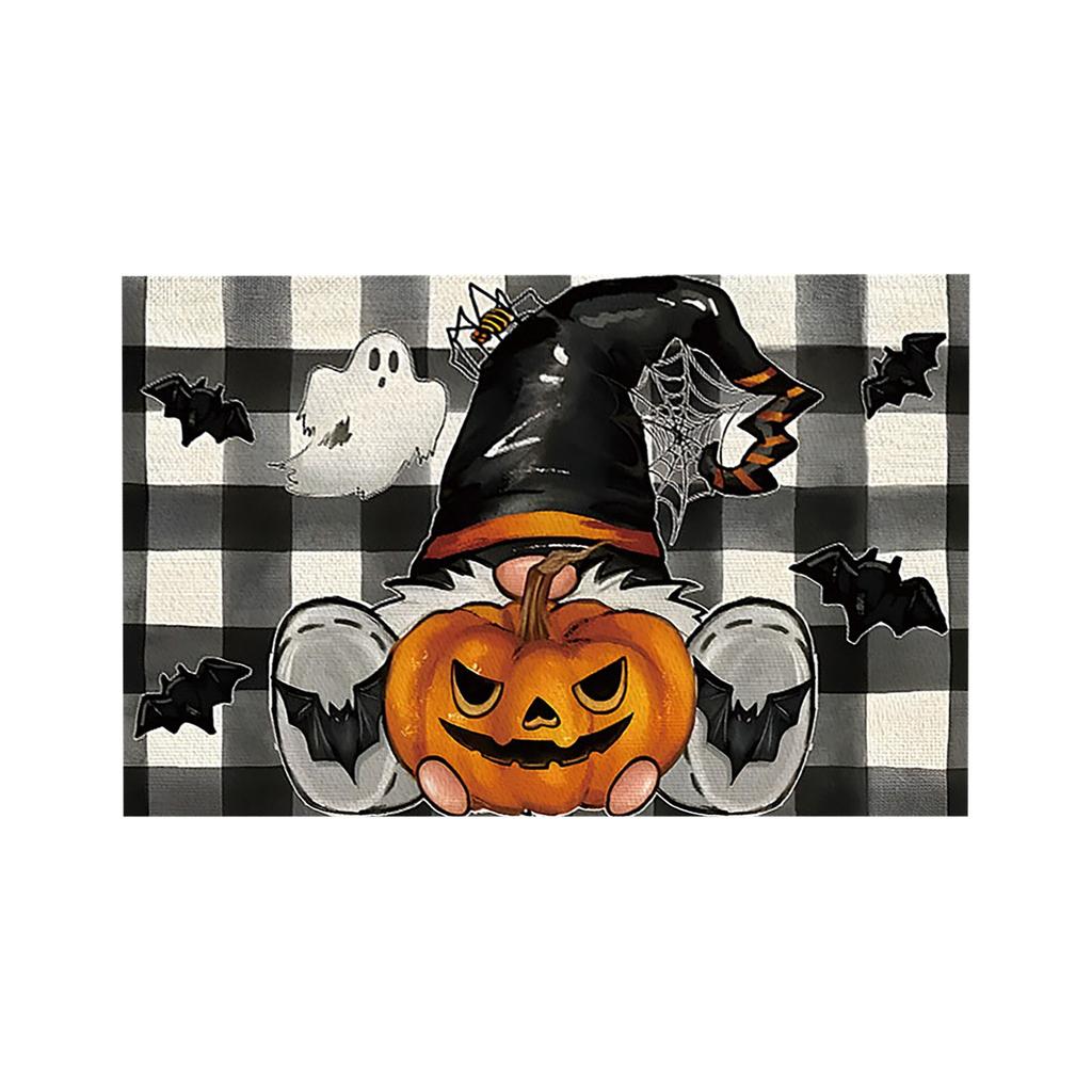 Duch, Kot, Halloween Meal Mat Zestaw 4, Sezonowy, Jesienny Mat Stołowy