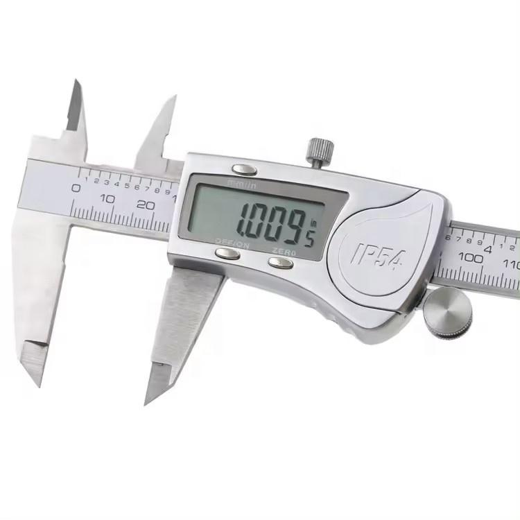 0-150mm 0.01mm LED IP54 Digital Display Vernier Caliper Stainless Steel Vernier Caliper Metric/Inch Industrial Measuring Tools 0-150 mm белый
