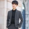 Spring and Autumn Plaid Small Suit Men's Suit Korean Version Trendy Slim-fitting Ruffian Handsome Casual Suit Jacket Top