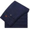 Men 'S Warm Pants Classic Style Business Fleece Thick Grid Pant Male Brand Clothing