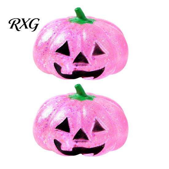 Elastic Fidget Toy 1/2/3Pcs Halloween Pumpkin Stress Relief Toy, Creepy Head Squeeze Glitter Ball for Kids Adults, Party Favors Decompression