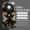 Stylish Dragon Leopard Marble Texture Tempered Glass Phone Case for Huawei Honor 400 200 100 90 80 Magic 7 Pro 6 5 Lite X9 Cover