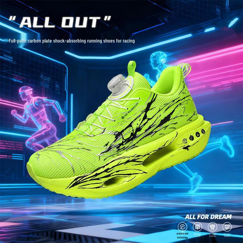 

Professional Carbon Plate Running Shoes - Shock Absorbing Sports Shoes for Men, Women, Teens, and Big Kids 40