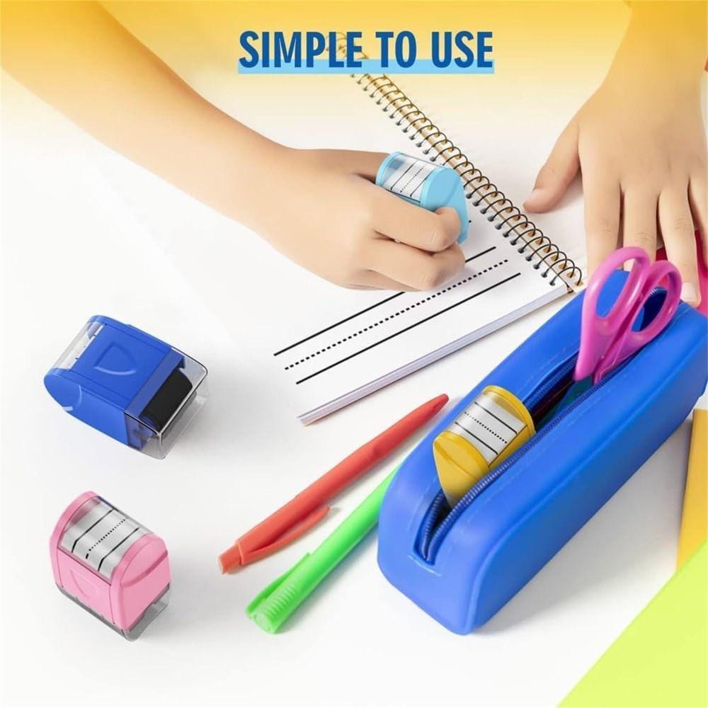 Dashed Handwriting Lines Stamp Roller Practice Roller Stamp for Handwriting Exercise