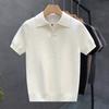 Polo Stile Sartoriale, Top Morbido Traspirante a Maglia con Abbottonatura a V, Camicia Comoda per Uscite Informali ed Eventi Semi-formali