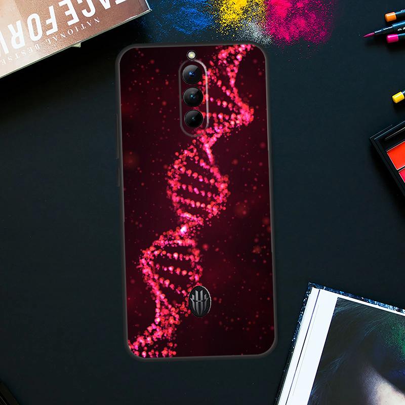 Science DNA Biology Case For ZTE Nubia Red Magic 9 8 8S Pro Plus RedMagic 6S 7S Pro 6 7 Pro 5S 6R 5G Back Cover