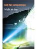 High-Power Aluminum LED Flashlight: Rechargeable Long-Range, Fixed Focus, Super Bright Outdoor Lighting