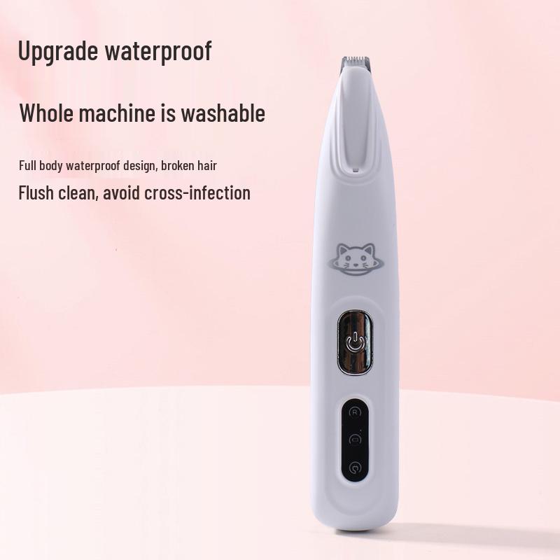 Rechargeable Waterproof Pet Clipper: Whole Body Shaver for Cats & Dogs, Trims Paws & More