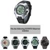 Rubber Watch Band For Suunto Observer X6 HRM DEC19 P45 Men's Resin Strap Outdoor Sports Waterproof Black Bracelet Accessories