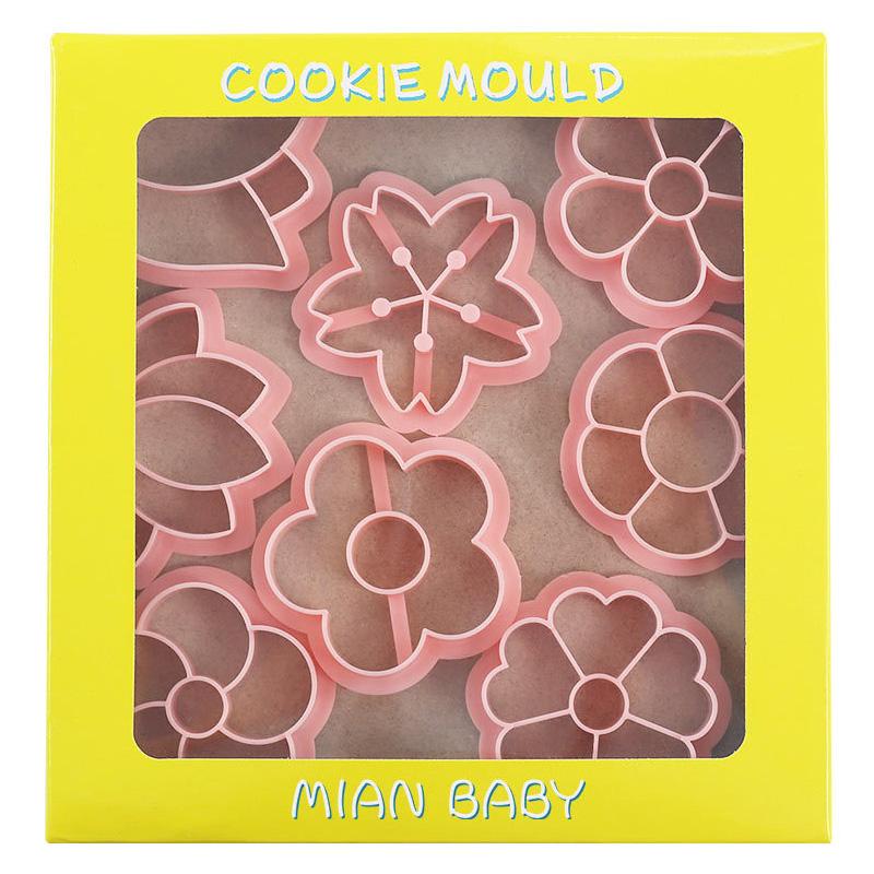 8 buc. Formă de flori pentru biscuiți forme de prăjitură pentru patiserie | biscuiți pentru petrecere în grădină