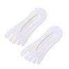 Women's No Show Toe Socks Invisible Low Cut Liner Socks with Toes Separated for Athletic Running Five Finger Socks