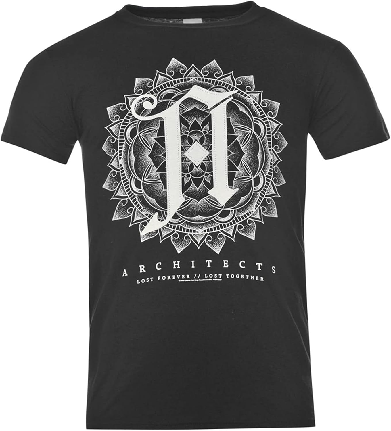 Lost Forever Lost Together T Shirt Mens Music Top Tee T Shirt S чёрный