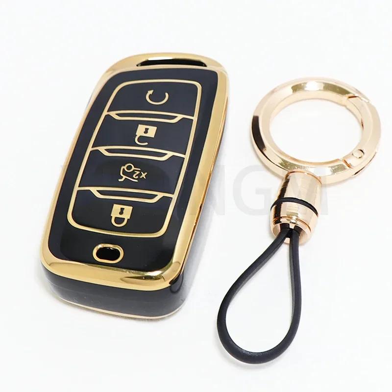 TPU Shell Car Key Case Key Fob Protecor Holder For Changan CS85 CS35 Plus CS25 CS95 CS85 Coupe Keychain Protection Cover