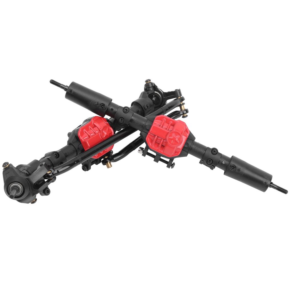 Gear Front and Rear Axle with 2 Transimission Shaft for SCX10 I SCX10 II 1 10 RC Car