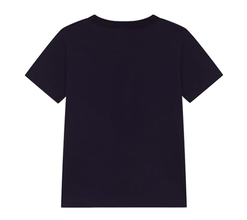 Petit Bateau Cotton Short Sleeve T-Shirt A072HB Dark Navy, Age 8, 128cm