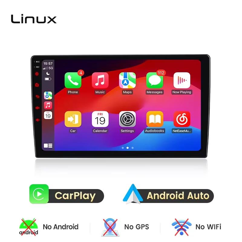 Junsun Wireless CarPlay Android Auto Car Radio For Mercedes Benz S-Class W220 1998 - 2005 GPS Multimedia 2 din