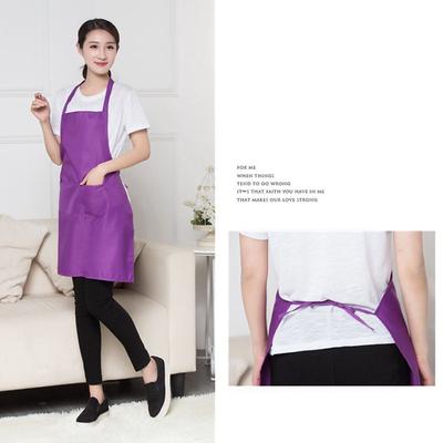 Cozinhar Bib Home Pure Colors Mulheres Homens Plain Aventais Com Bolso Frontal Novo Quente 1PC Para Chefs Restaurante Cozinha