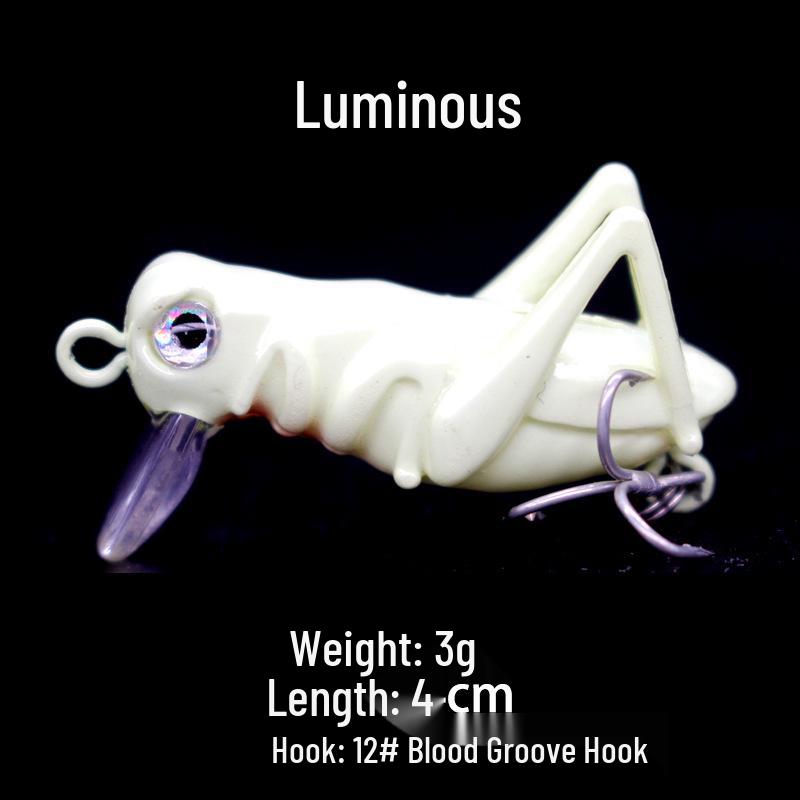 Grasshopper Surface Lure: 3g-9g Bionic Insect Bait for Carp, Silver Carp, Mandarin Fish, and Culter.