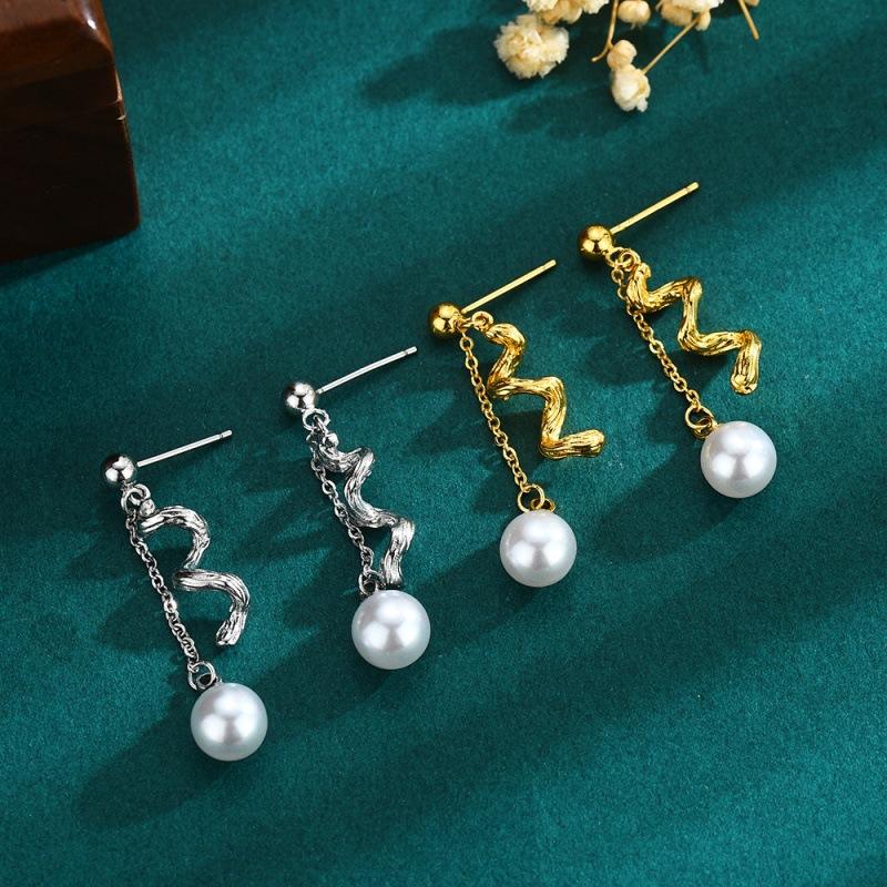 Earrings Fashion Jewelry Cross Border Unique Irregular Autumn Winter Stylish High End Designer Look