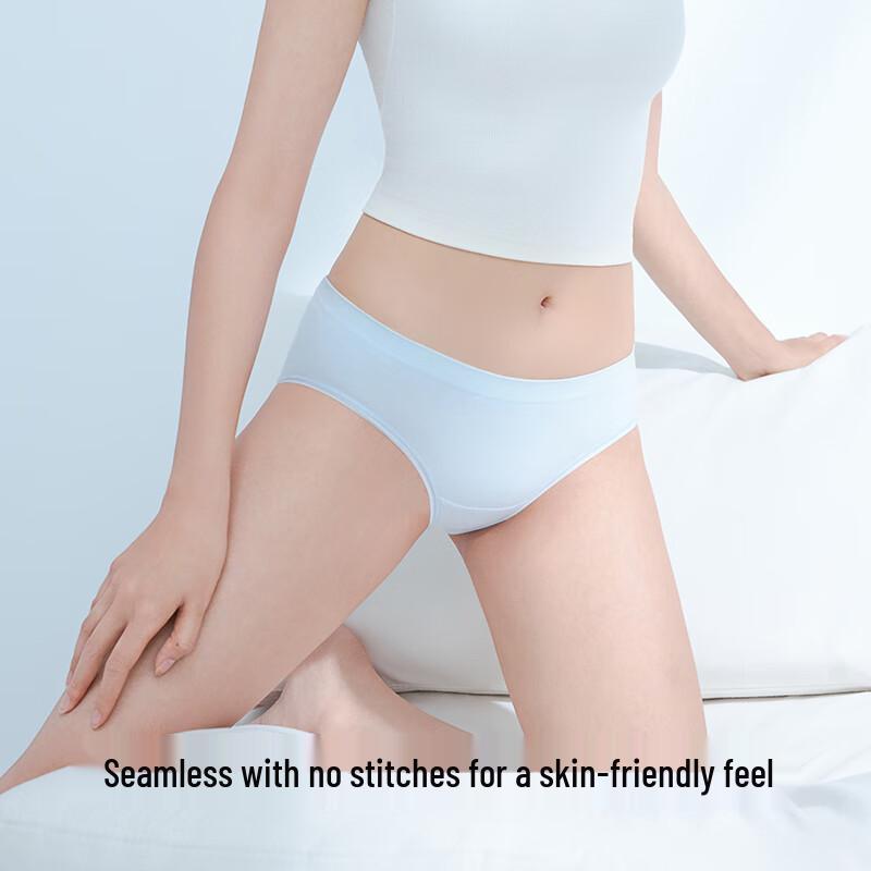 Youkeshu Women's Seamless Antibacterial Modal Briefs