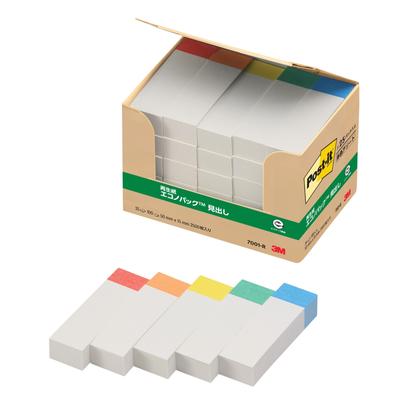 Notizblock Überschrift Regenbogenfarbe 50 x 15 mm 100 Blatt x 25 Bücher Post-it 7001-R