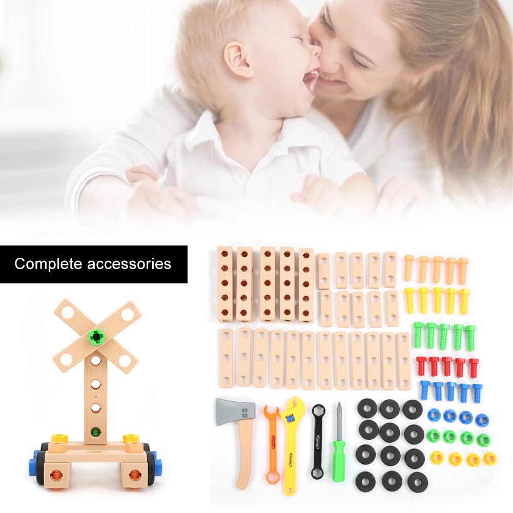Children Assembly Building Blocks Realistic Shape Multi-function Repair Nut Combination Boys Educational Toys