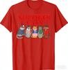 Unisex Women Oversized Crew Neck TShirt Stranger Cats Graphic Tee  Characters Soft Casual Shirt for Everyday Halloween Outfits