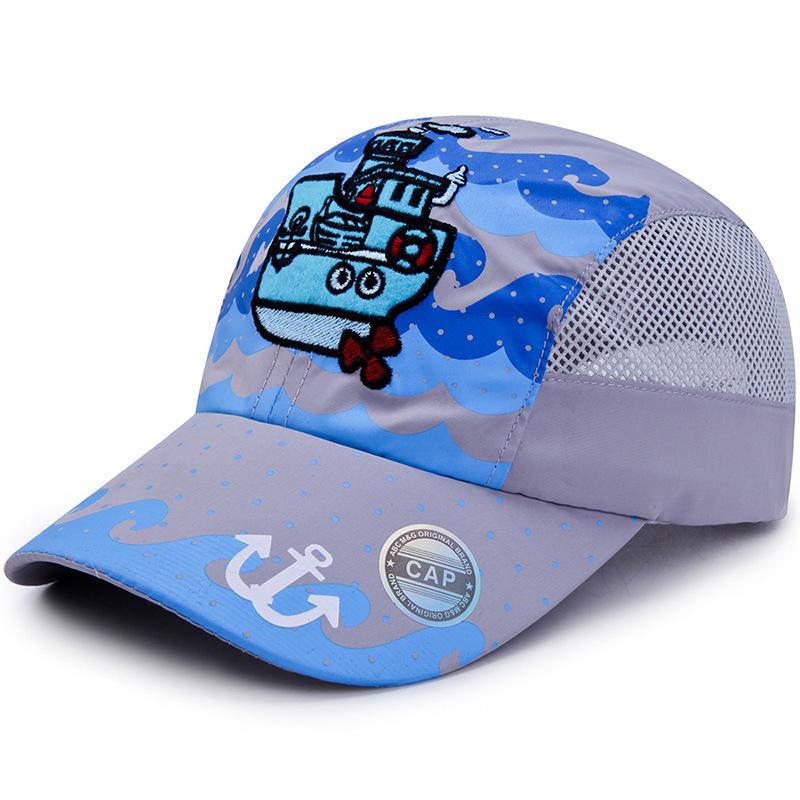 Zhen Yue Qi Koreanischer Sommer Schnelltrocknendes Wasserdichtes Netzmützen für Kinder