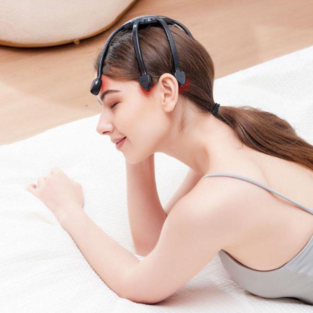 Type-C Octopus Claw Head Massager 5 Modes Scalp Massager Electric Head Massager  Relaxation