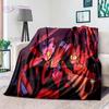 Creativity Animation Helluva Boss Blitzo Adult Soft Plush Flannel Blanket Throw Blanket Living Room Bedroom Bed Sofa Badspread