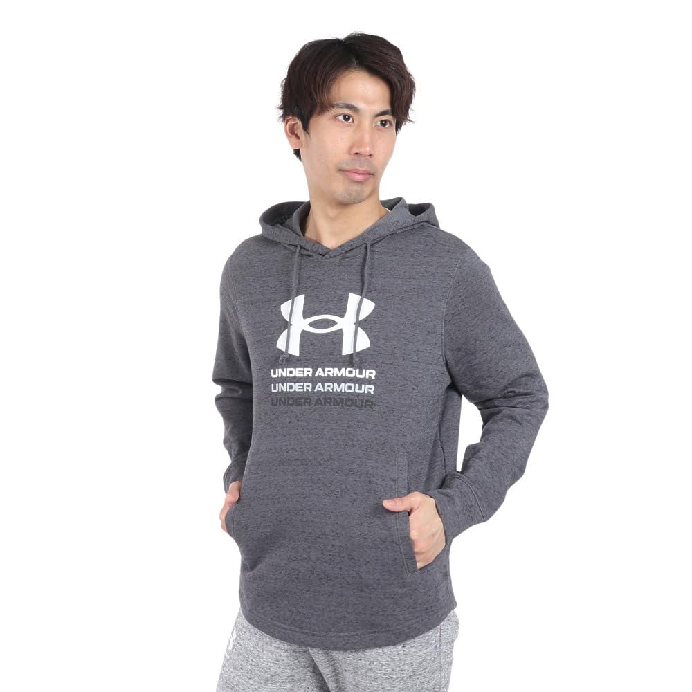 

Under Armour UA Rival Terry Graphic Castlerock Black XXL //