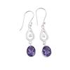 Iolite Gemstone 925 Sterling Silver Handmade Jewelry Earrings1.70" Gift For  Her EE-8-4