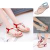 Versatile Women Bohemia Buckle Flat Shoes Sandals For Everyday Comfort And Fashion