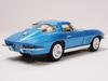Kinsmart Chevrolet Corvette Stingray Blue Scale Diecast Car KT5358 (1963) 1/36